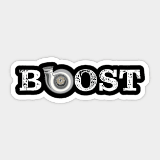 Turbo Boost turbocharger tuning gift idea xmas Sticker